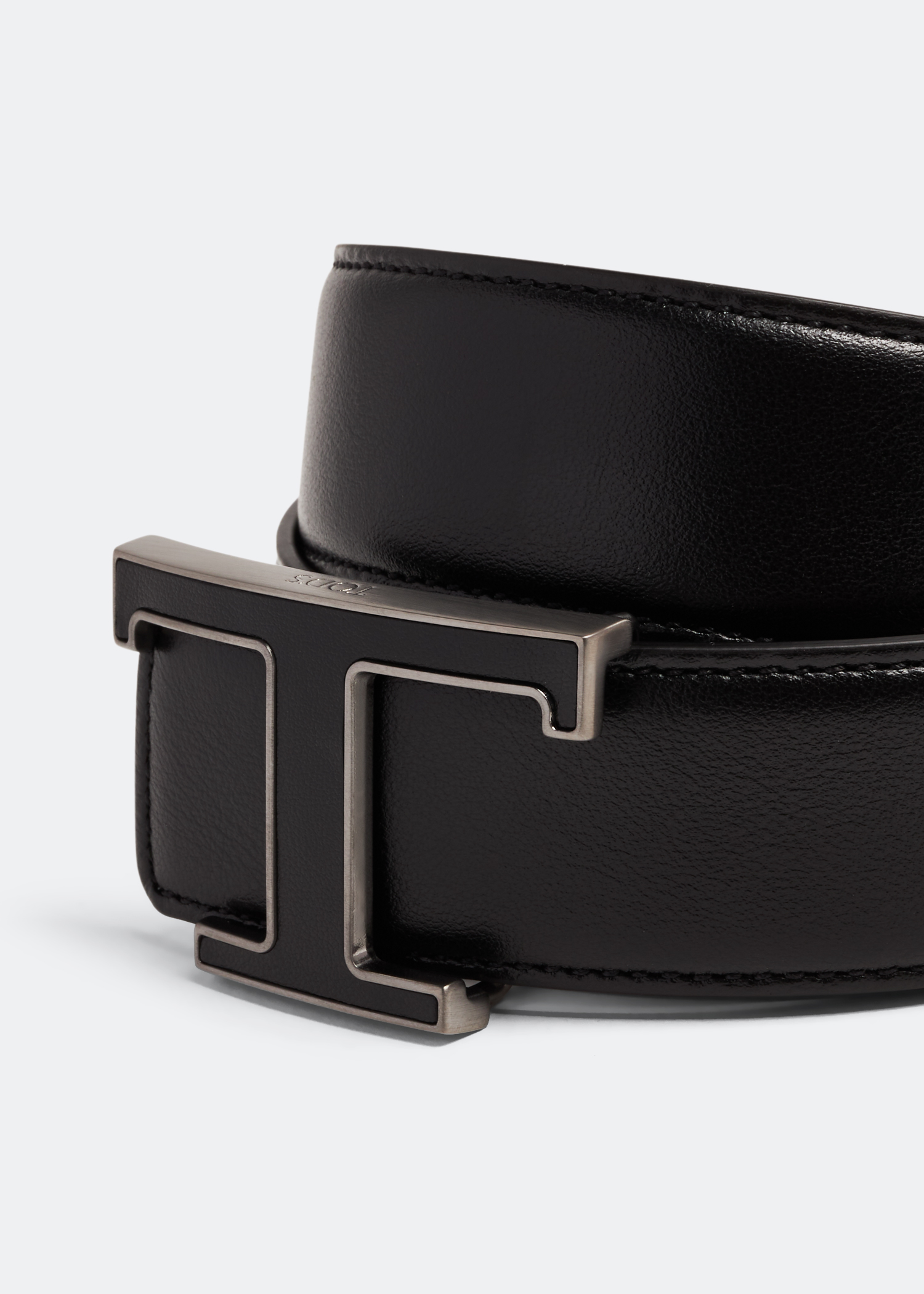 

Timeless leather belt, Black