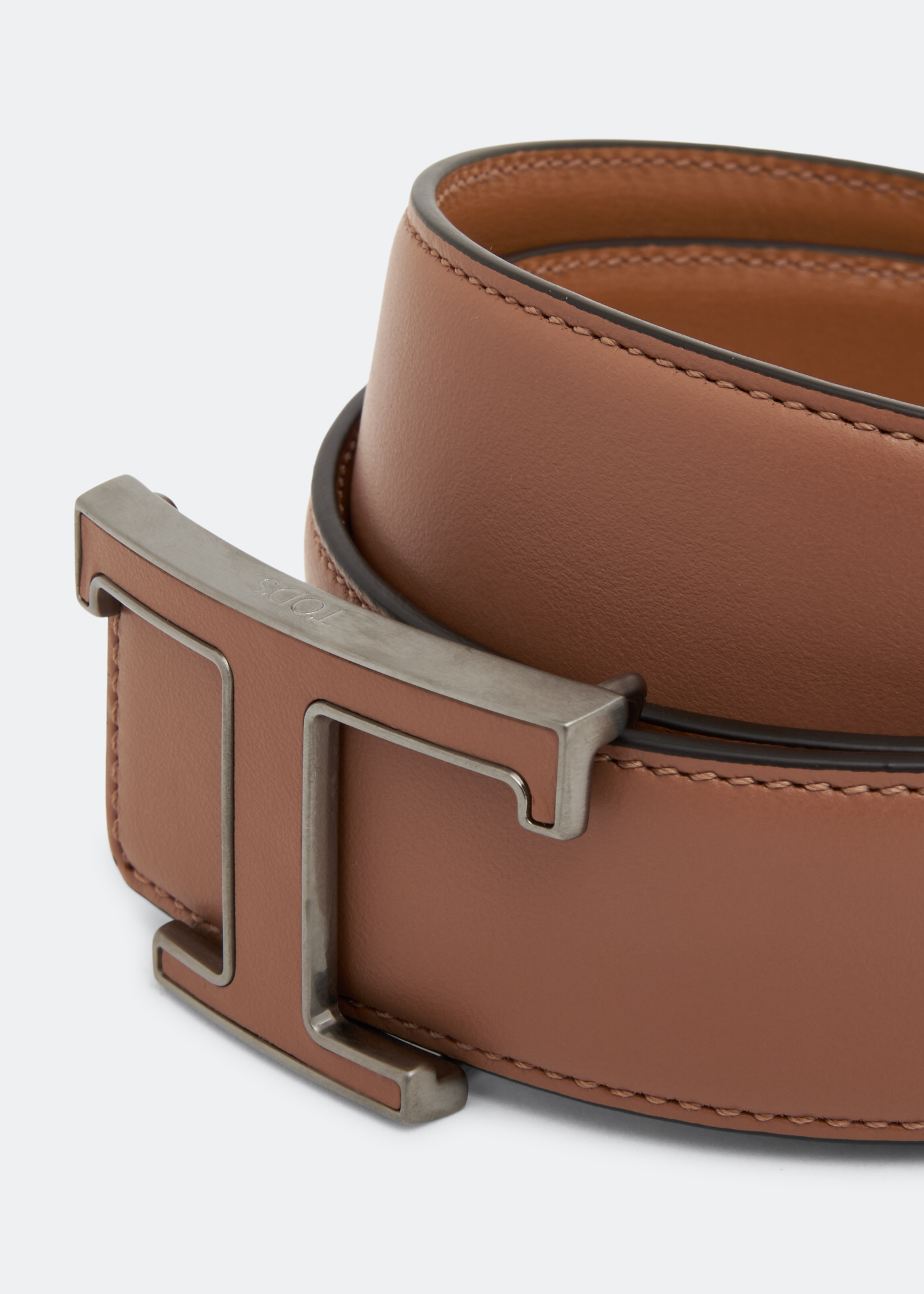 

Timeless leather belt, Brown