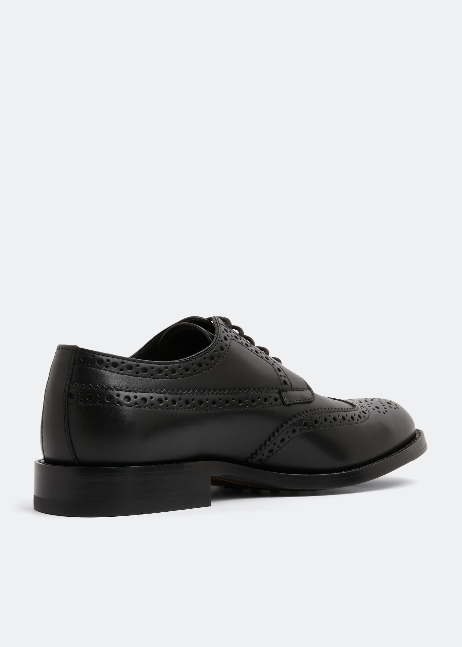 

Leather lace-up shoes, Black