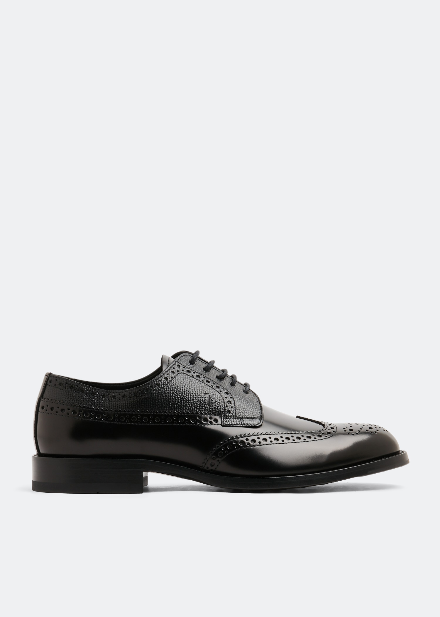 

Leather lace-up shoes, Black