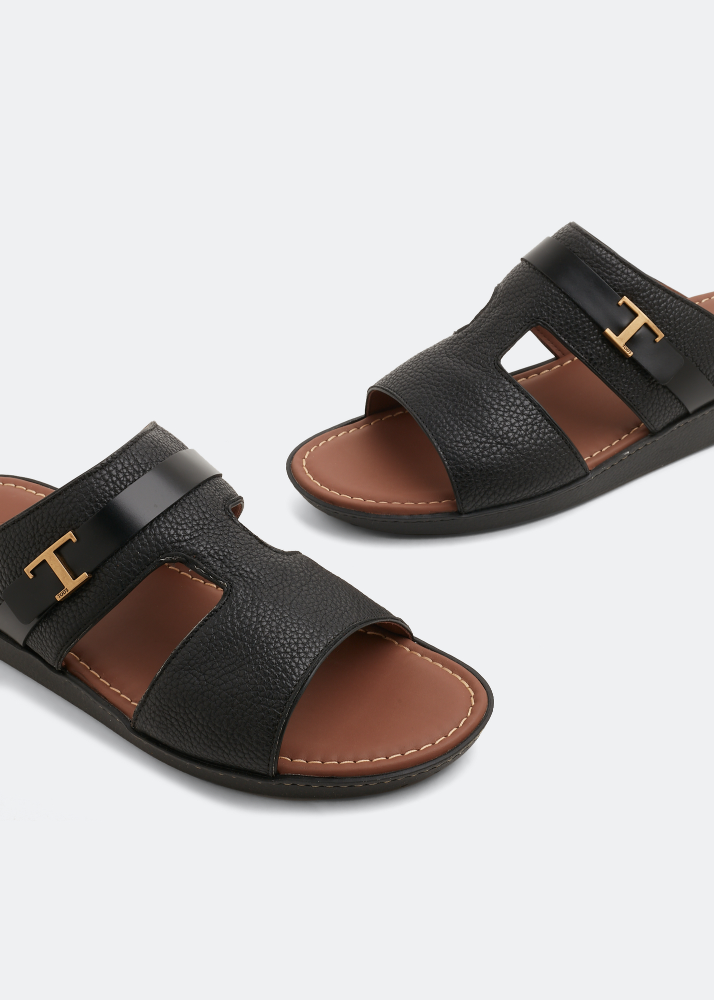 

Timeless leather sandals, Black