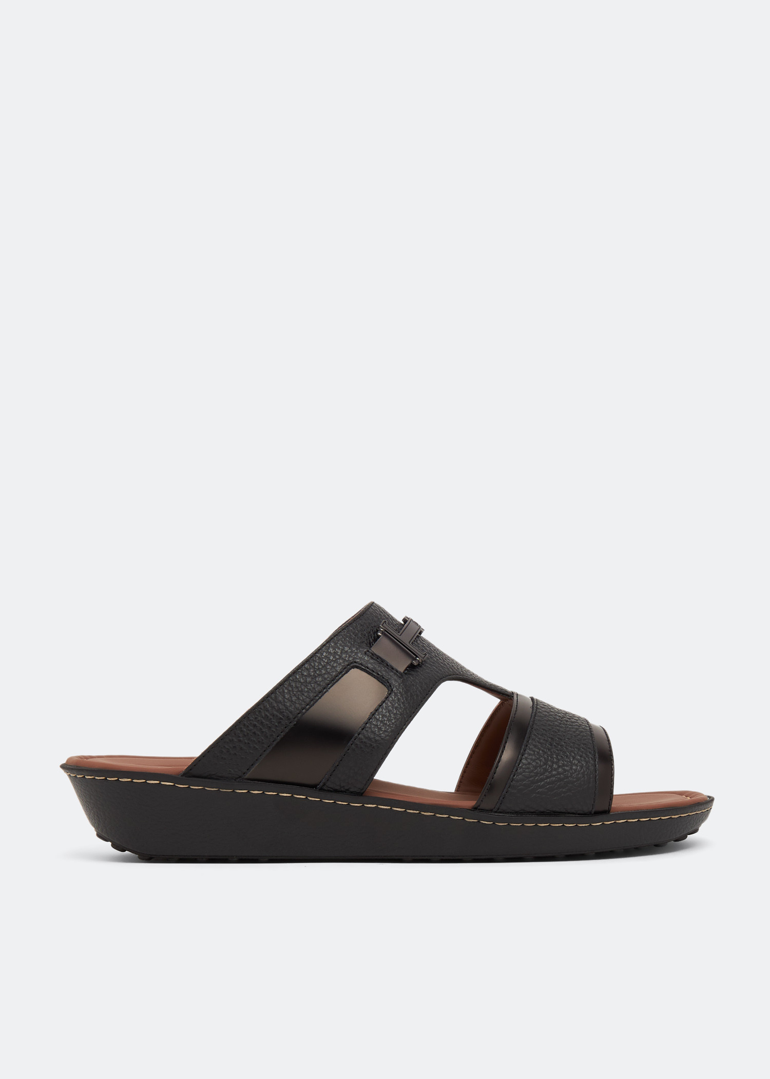 Double T sandals, Black