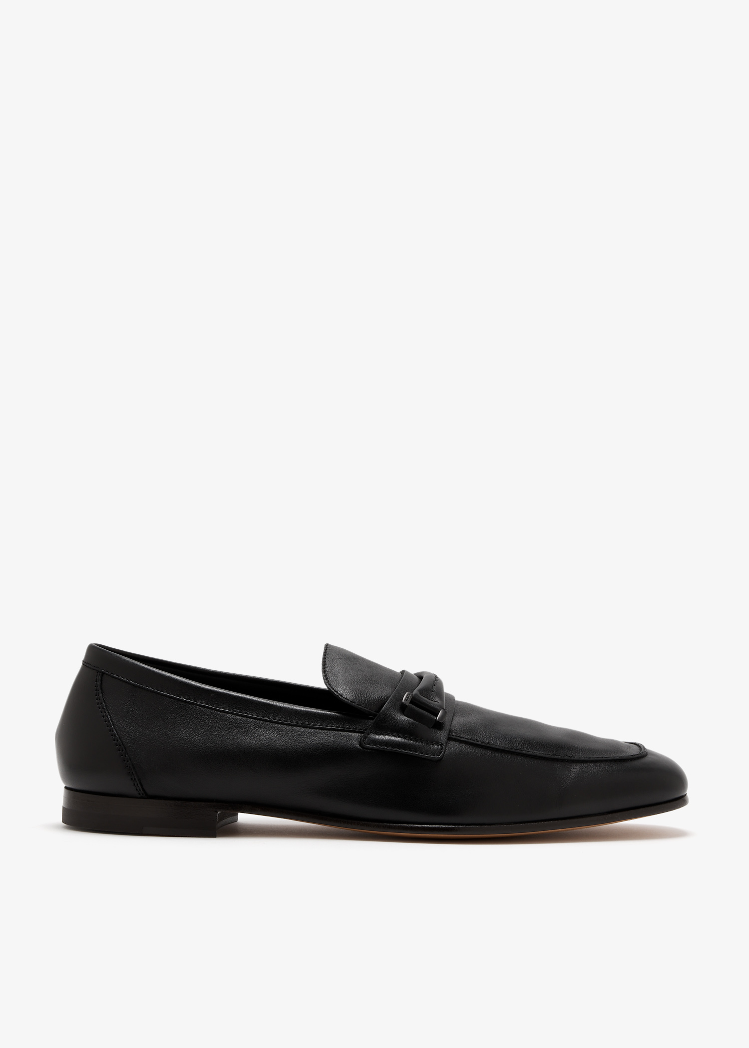 

Leather loafers, Black