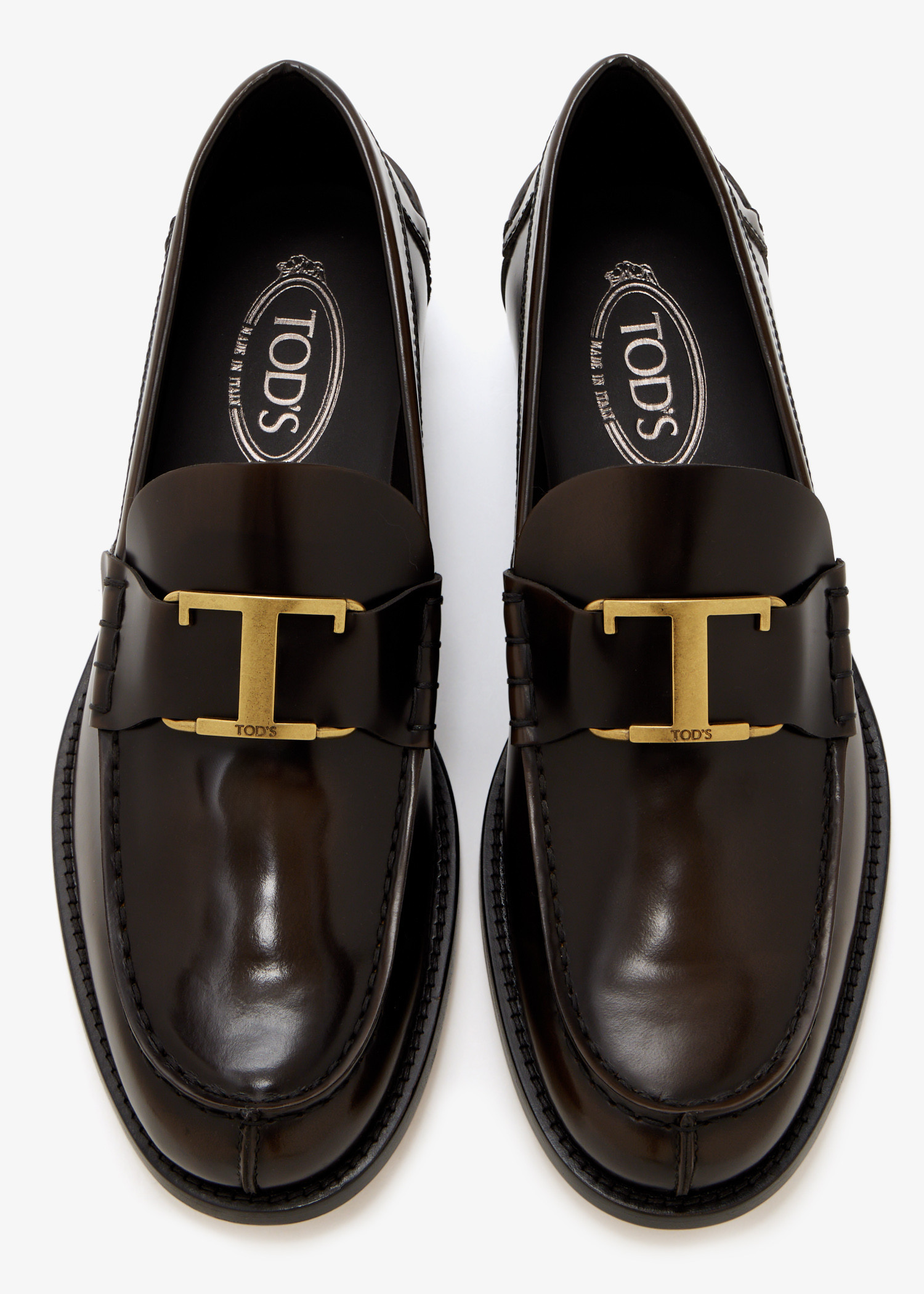 

T Timeless loafers, Brown