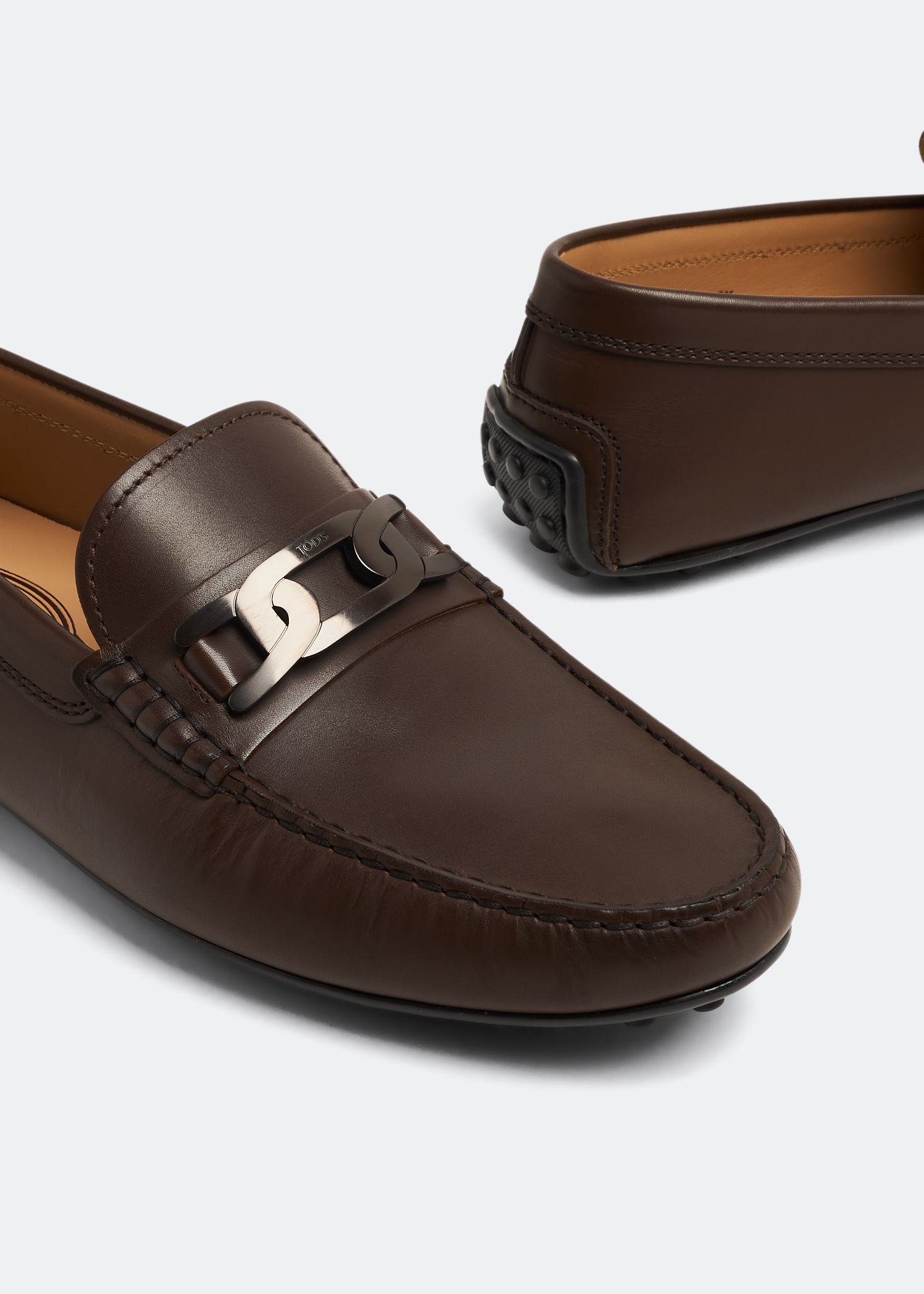

Chain Gommini loafers, Brown