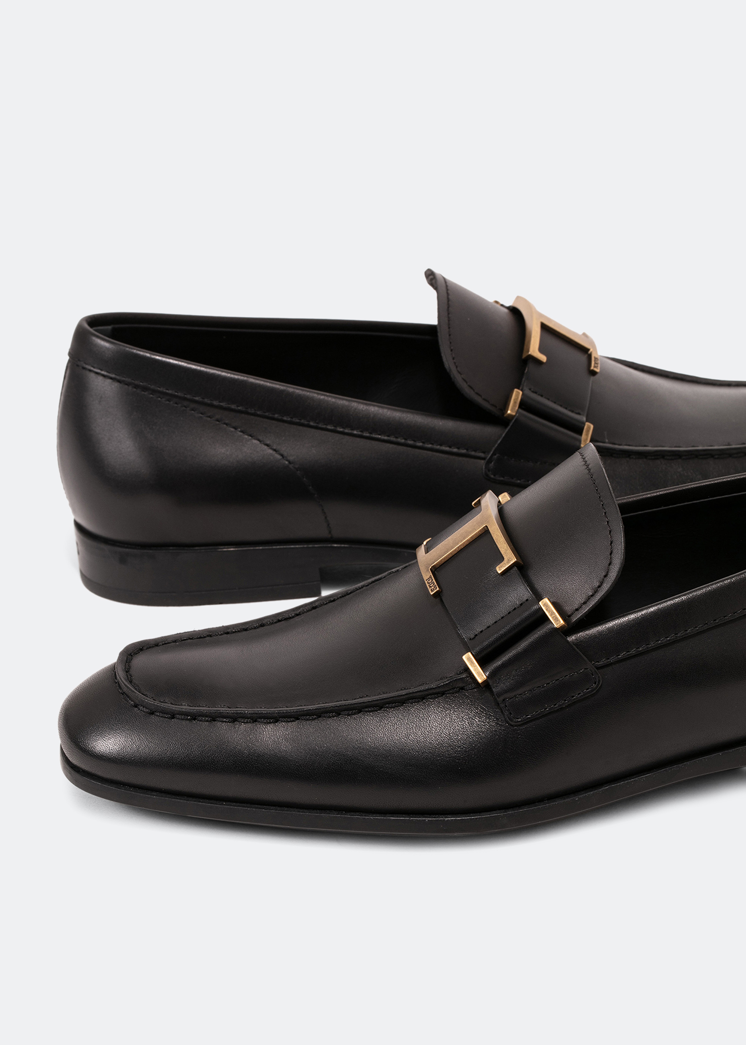 

Leather loafers, Black