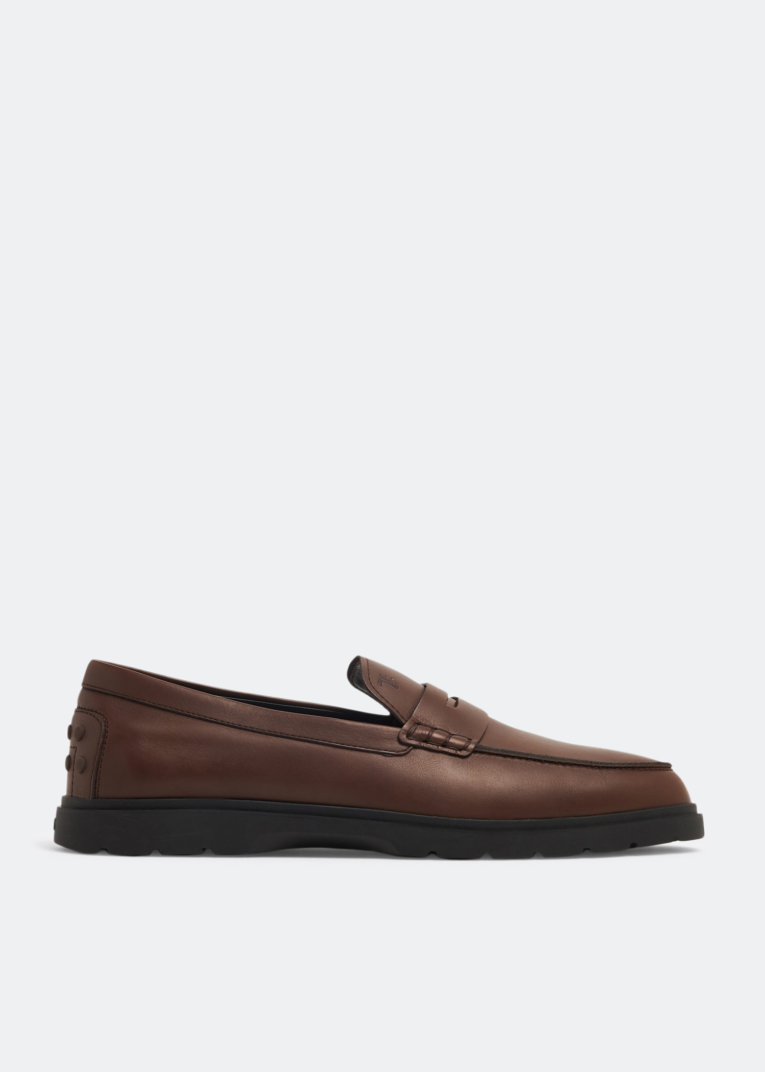 

Penny leather loafers, Brown