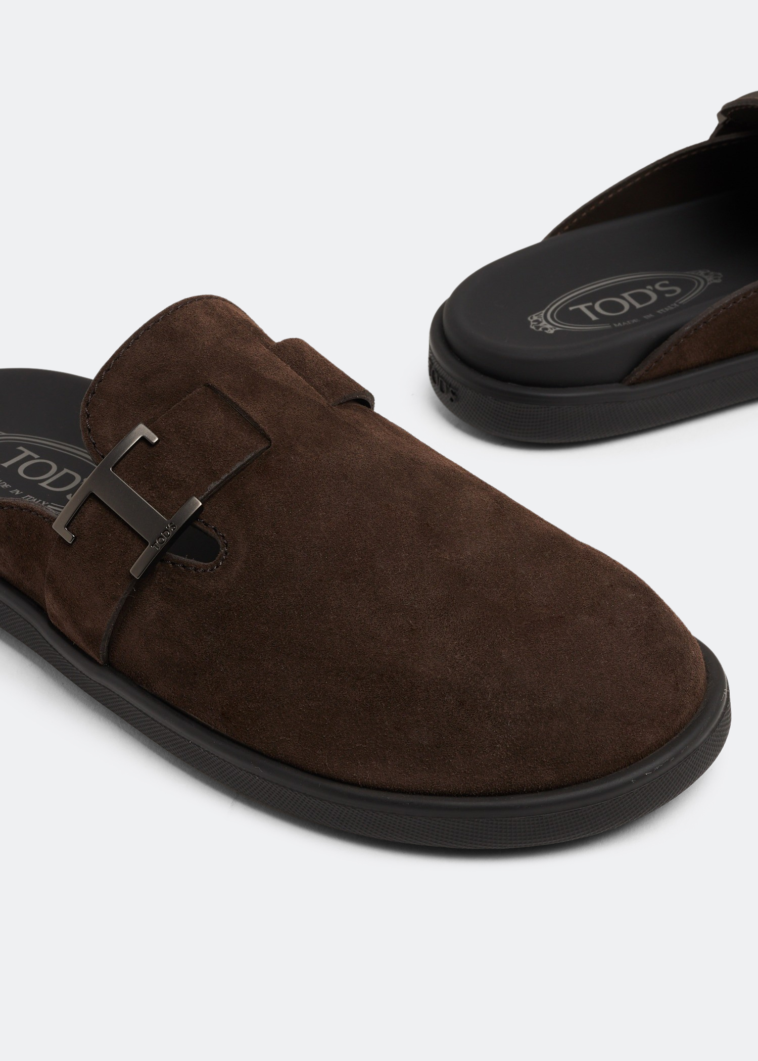 

T Timeless slippers, Brown