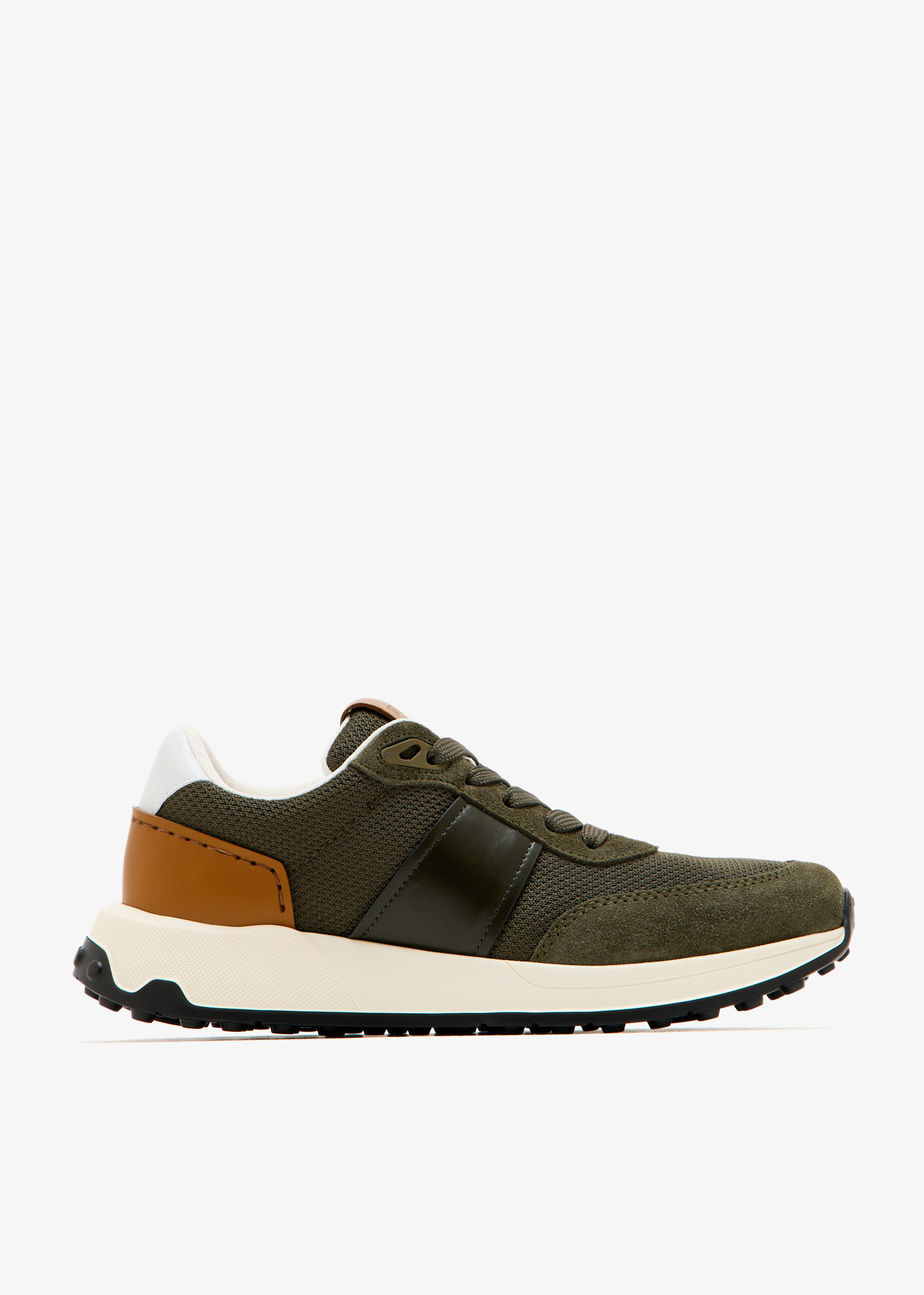 

Technical fabric sneakers, Khaki