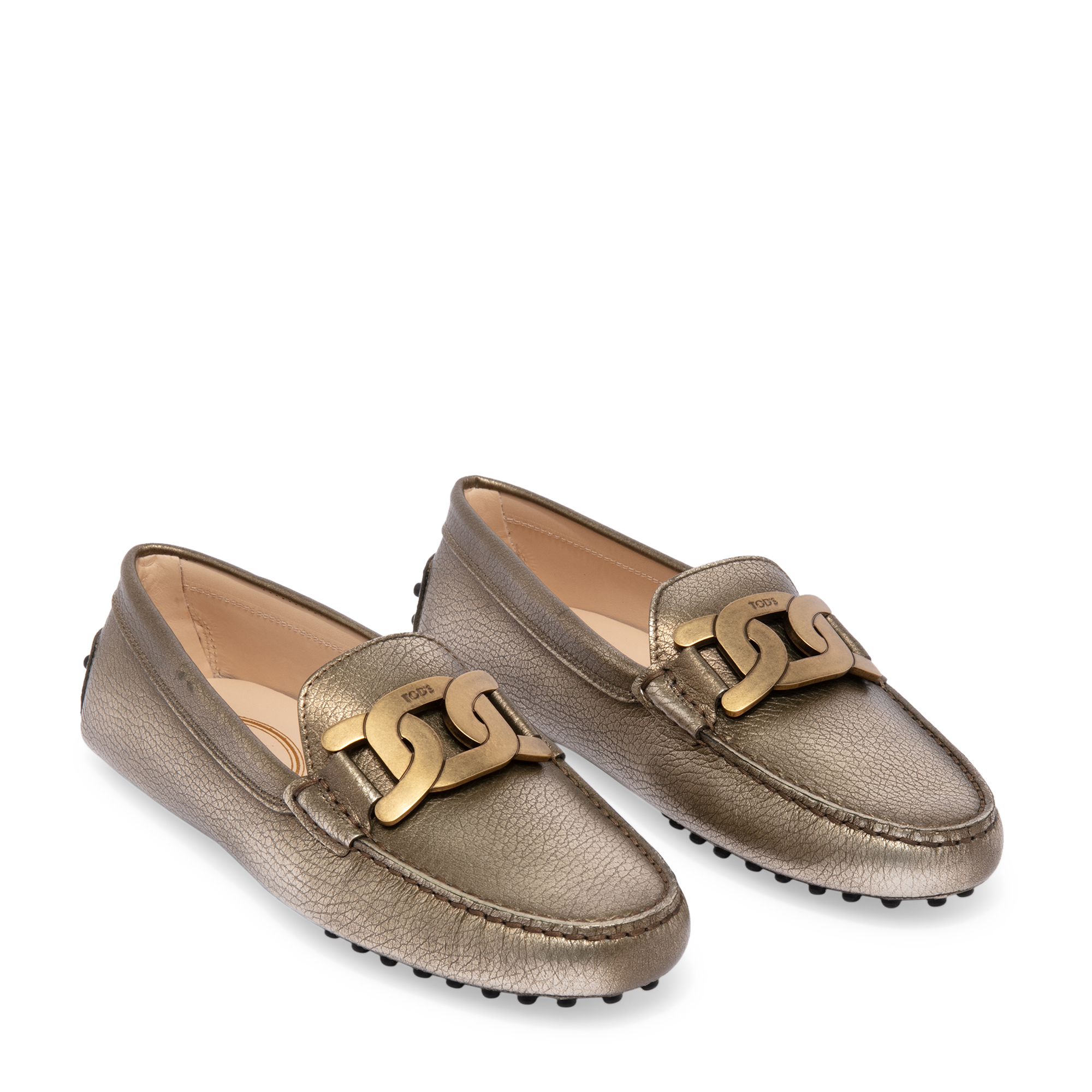 

Kate Gommino loafers, Metallic
