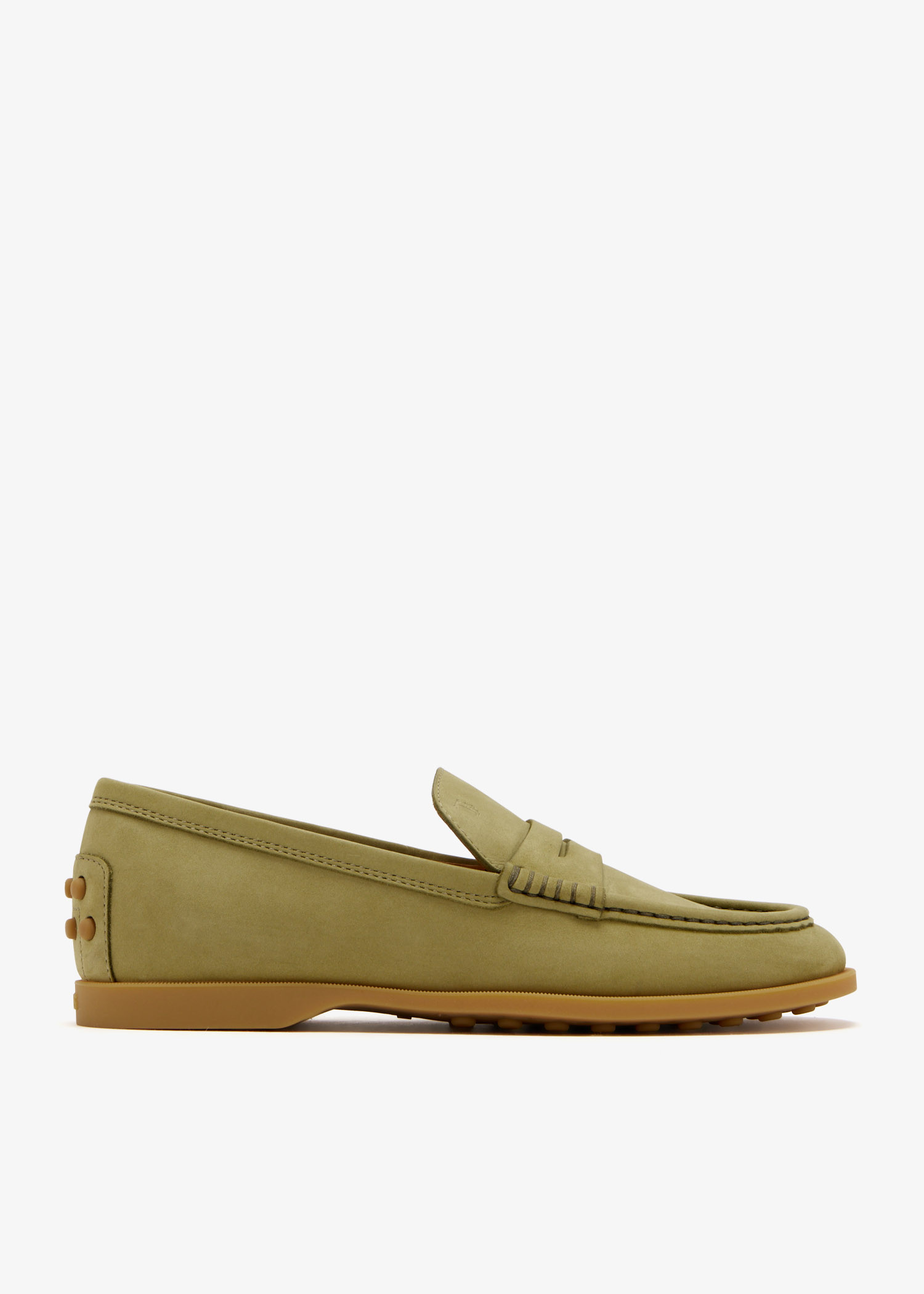 

Nubuck loafers, Green