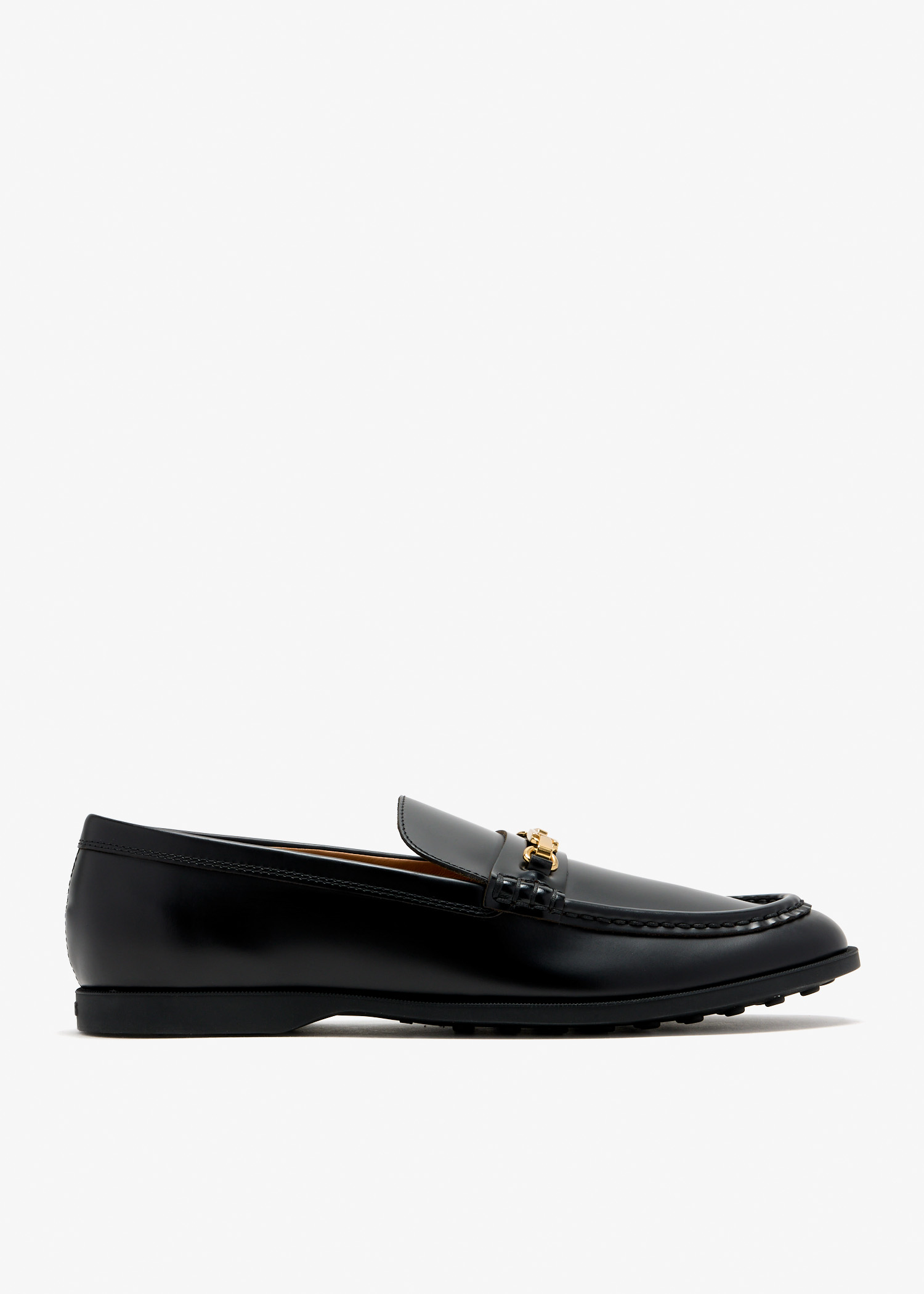 

T Timeless leather loafers, Black