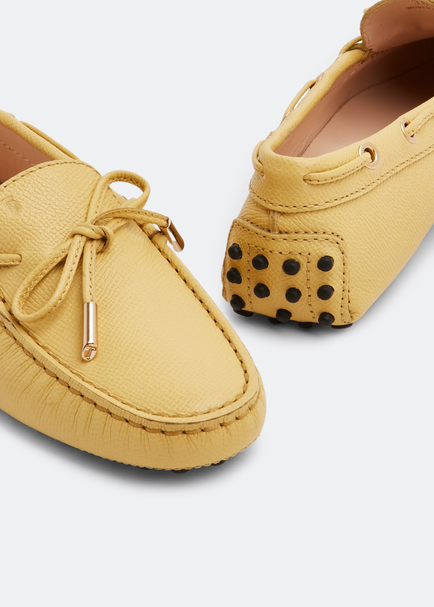 

Gommini driving loafers, Yellow