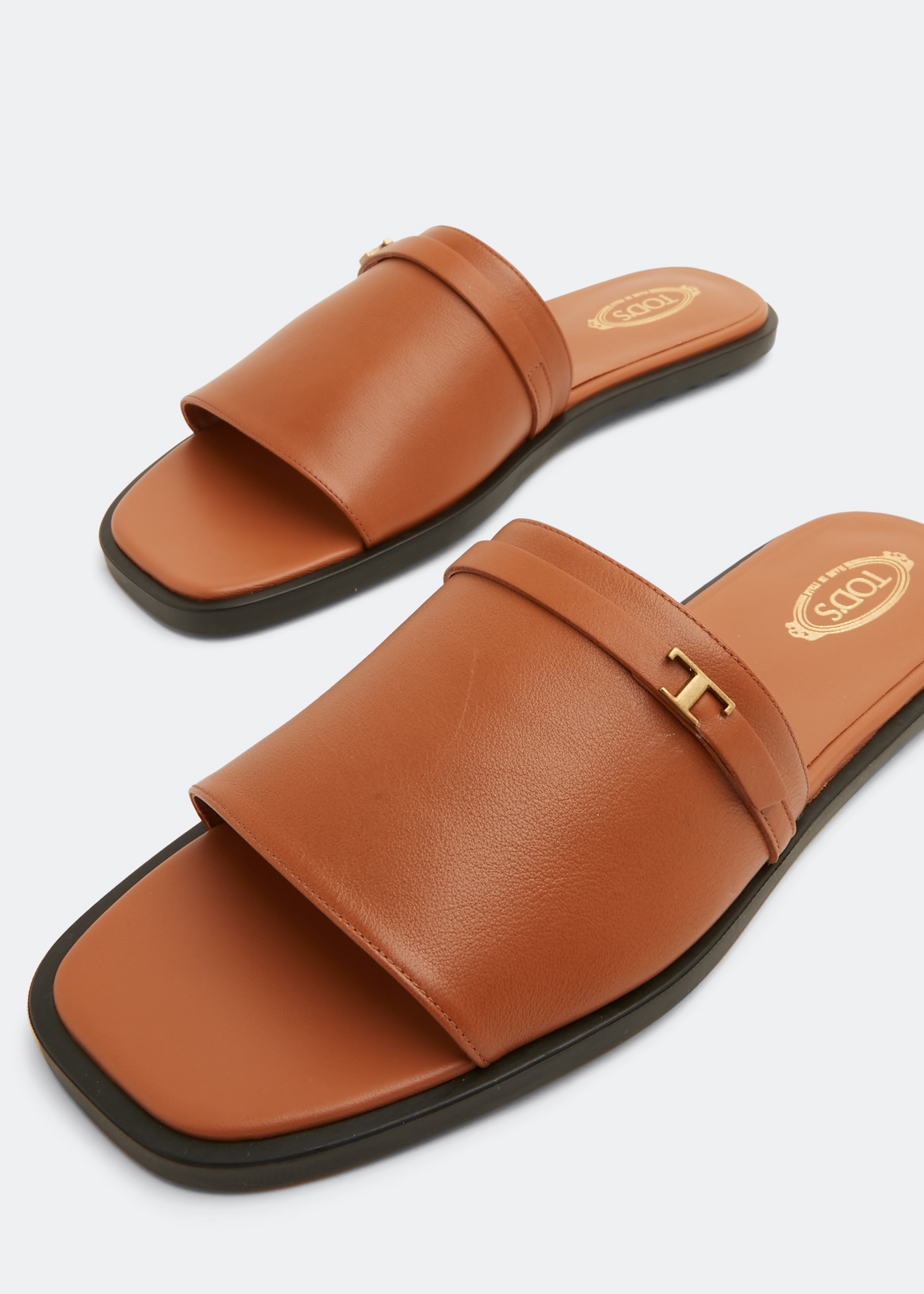 

Leather sandals, Brown