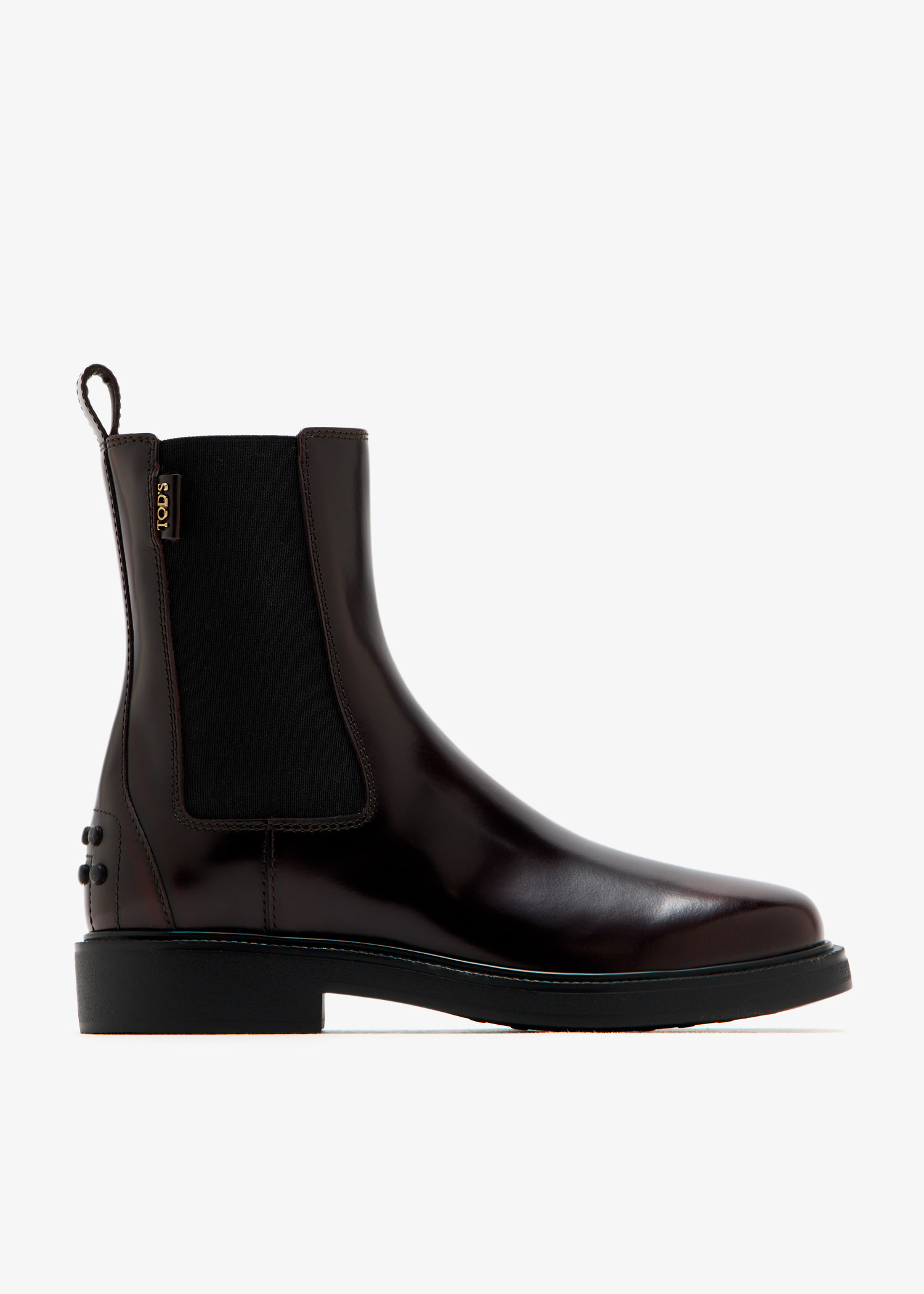 

Leather Chelsea boots, Burgundy