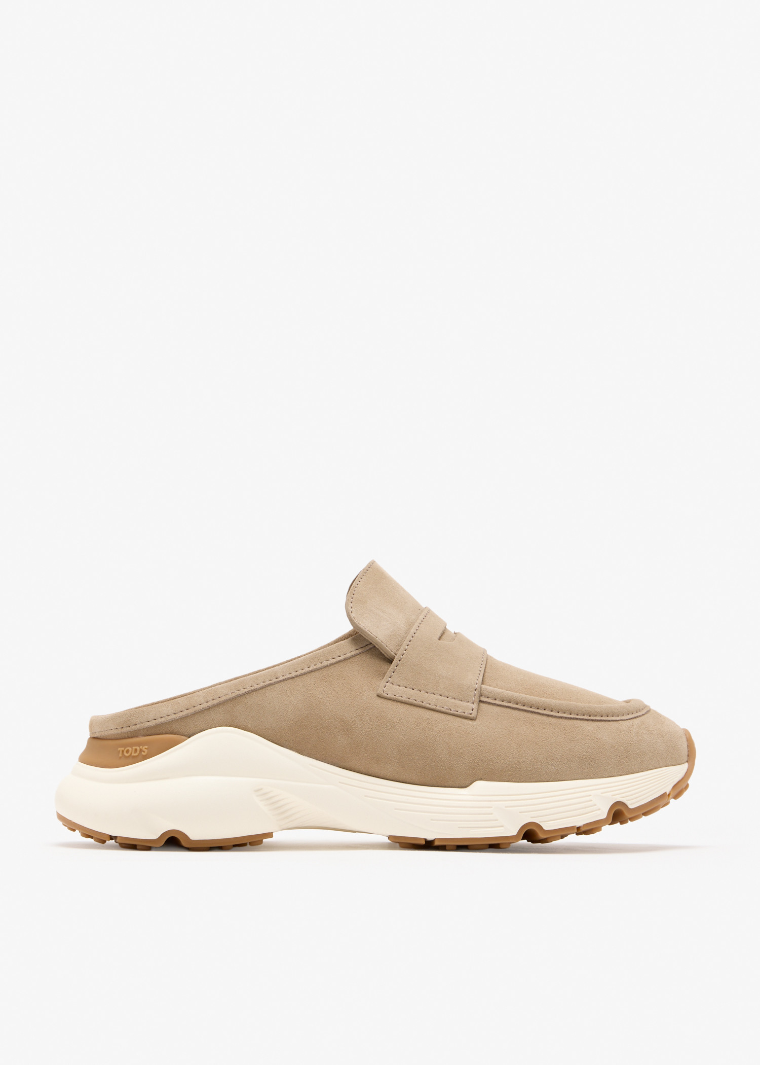 

Runner suede mules, Brown