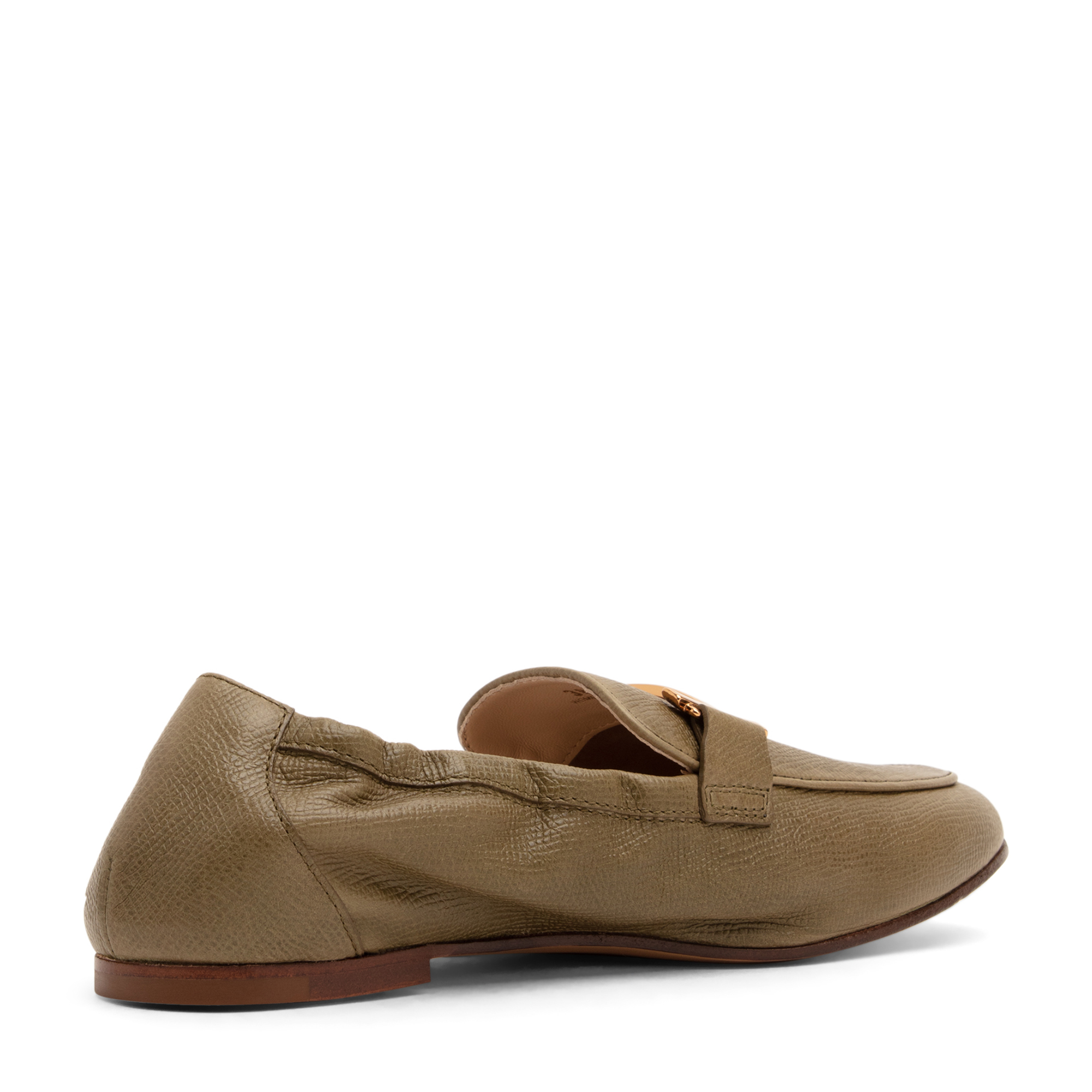 

Double T moccasins, Green