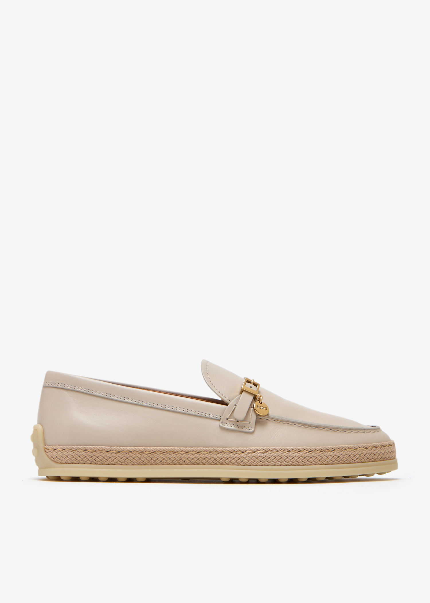 

Leather loafers, Cream
