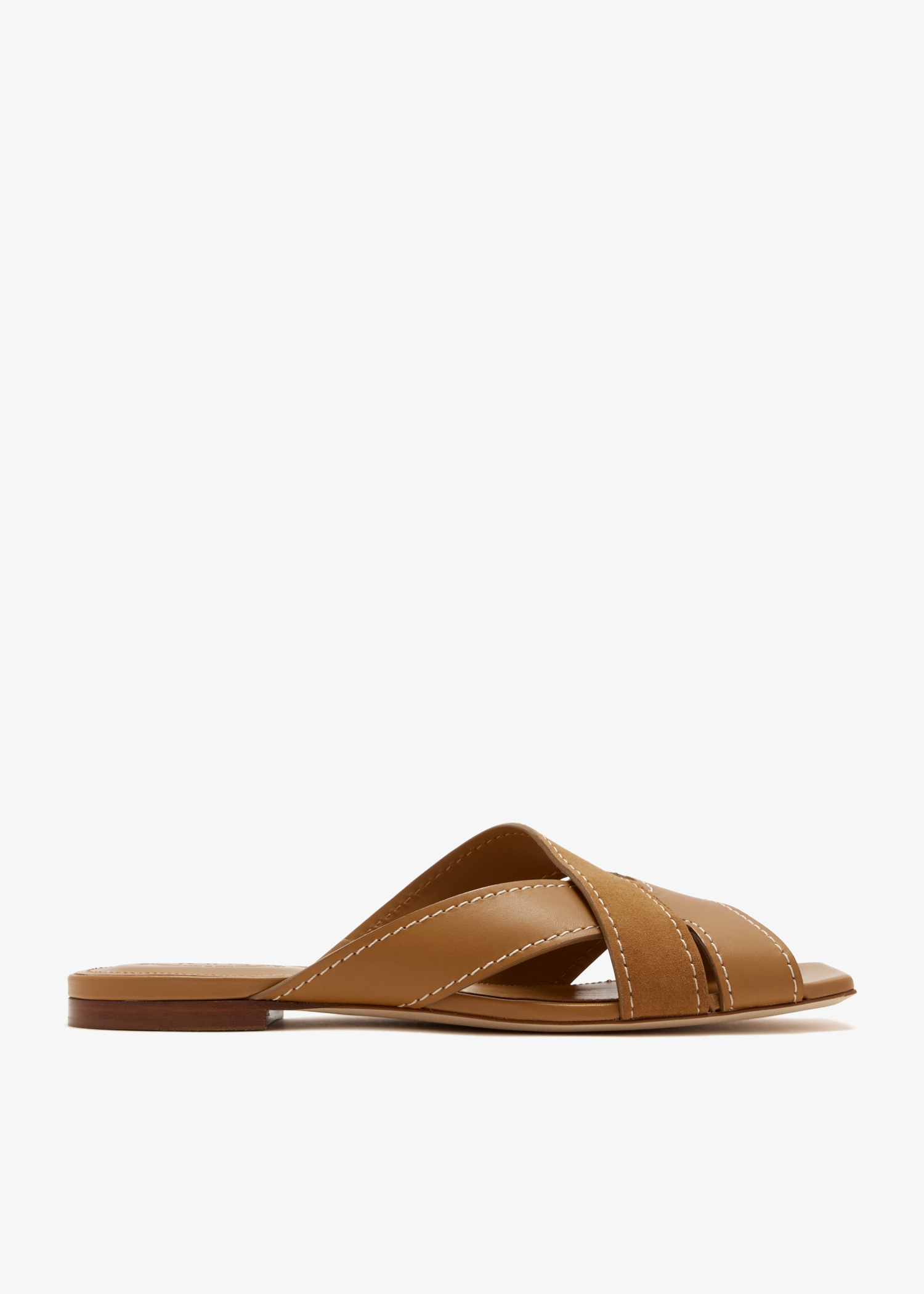 

Leather sandals, Brown