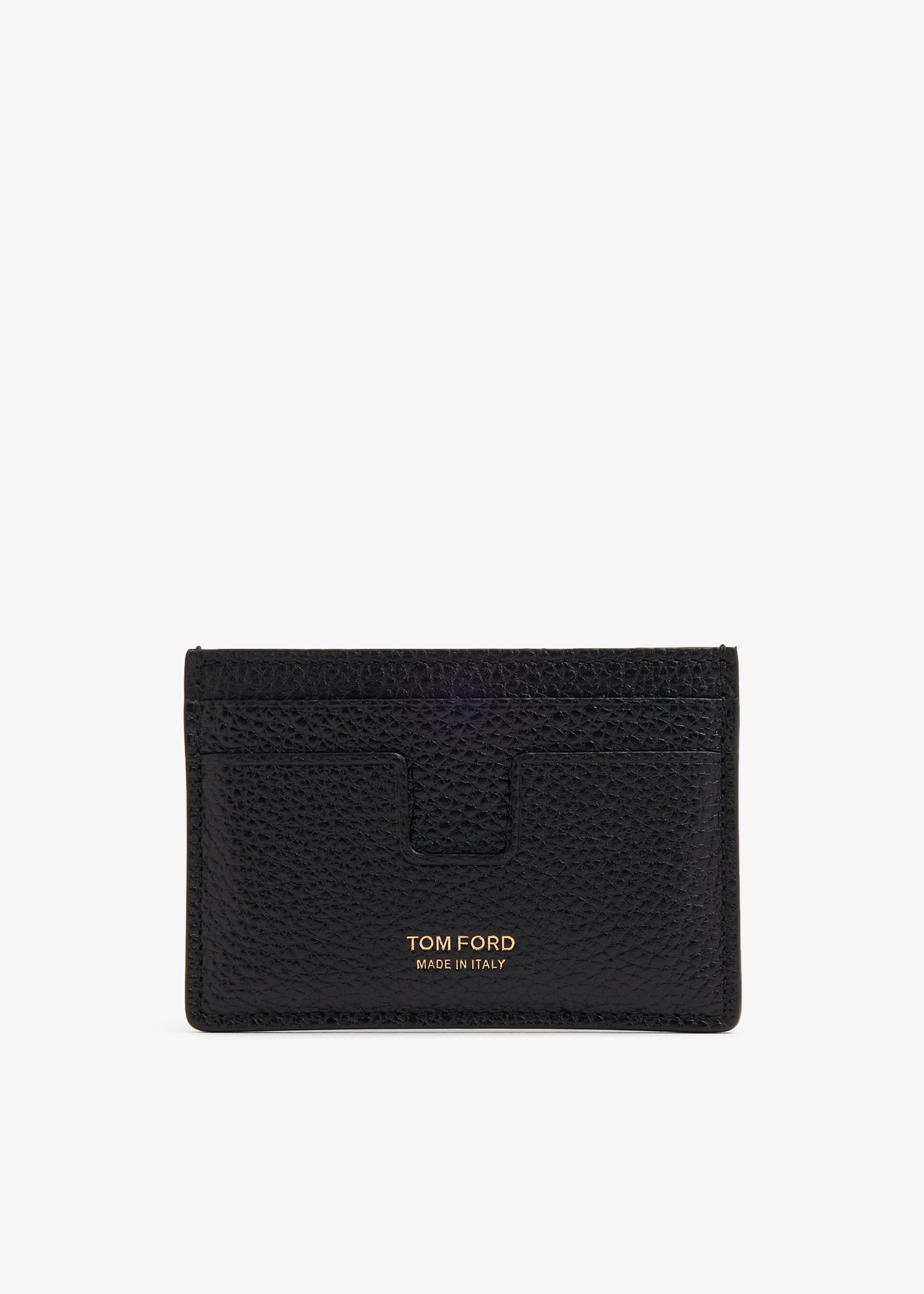 

Leather card case, Black