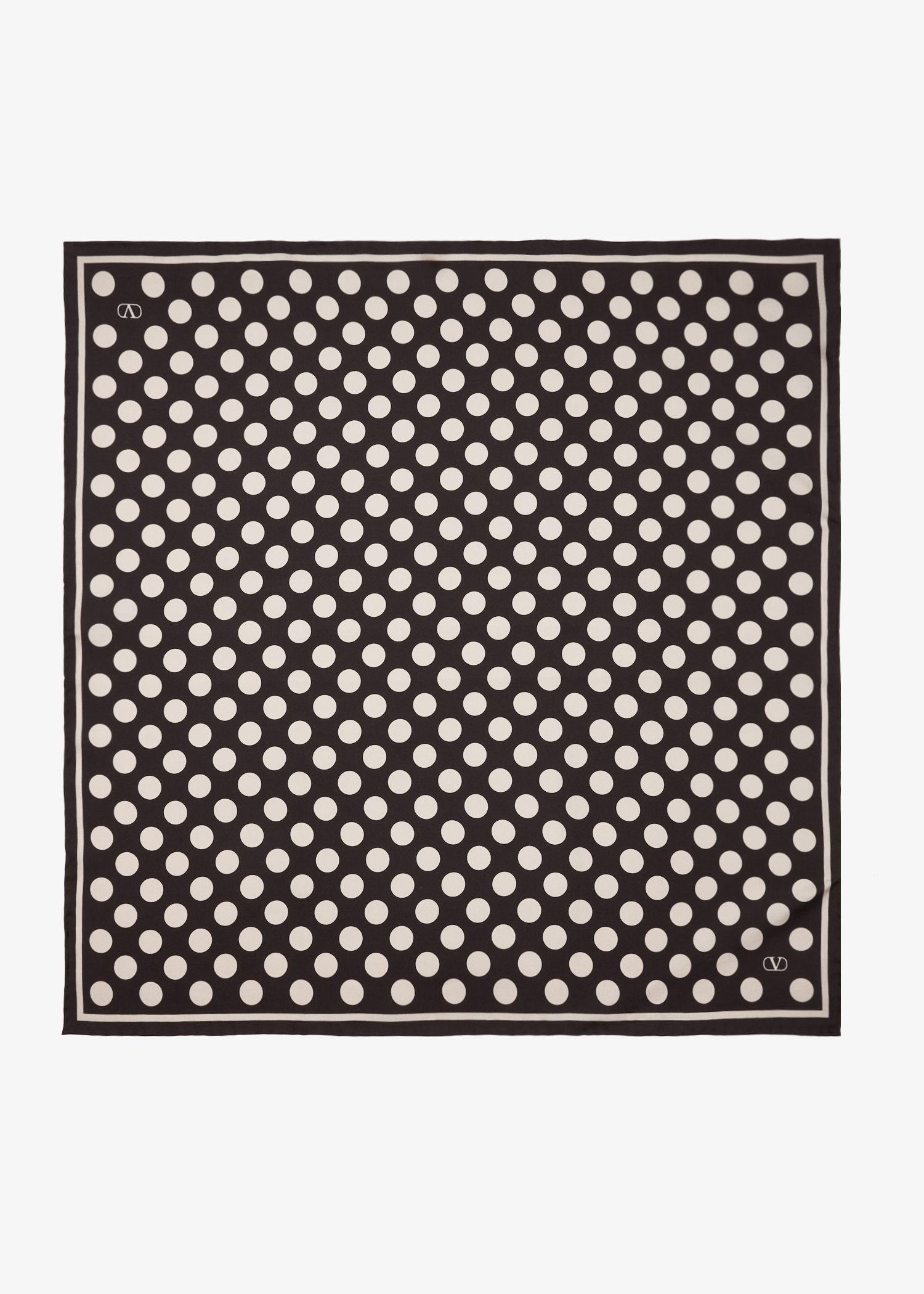 

Opticool silk scarf, Brown