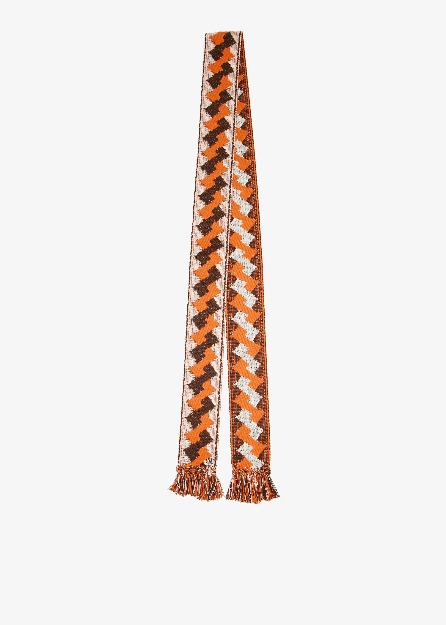 

Antibes cotton fringe scarf, Orange