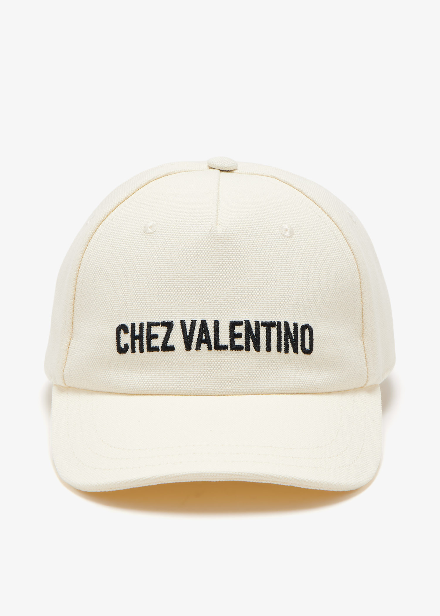 

Chez Valentino baseball cap, Cream