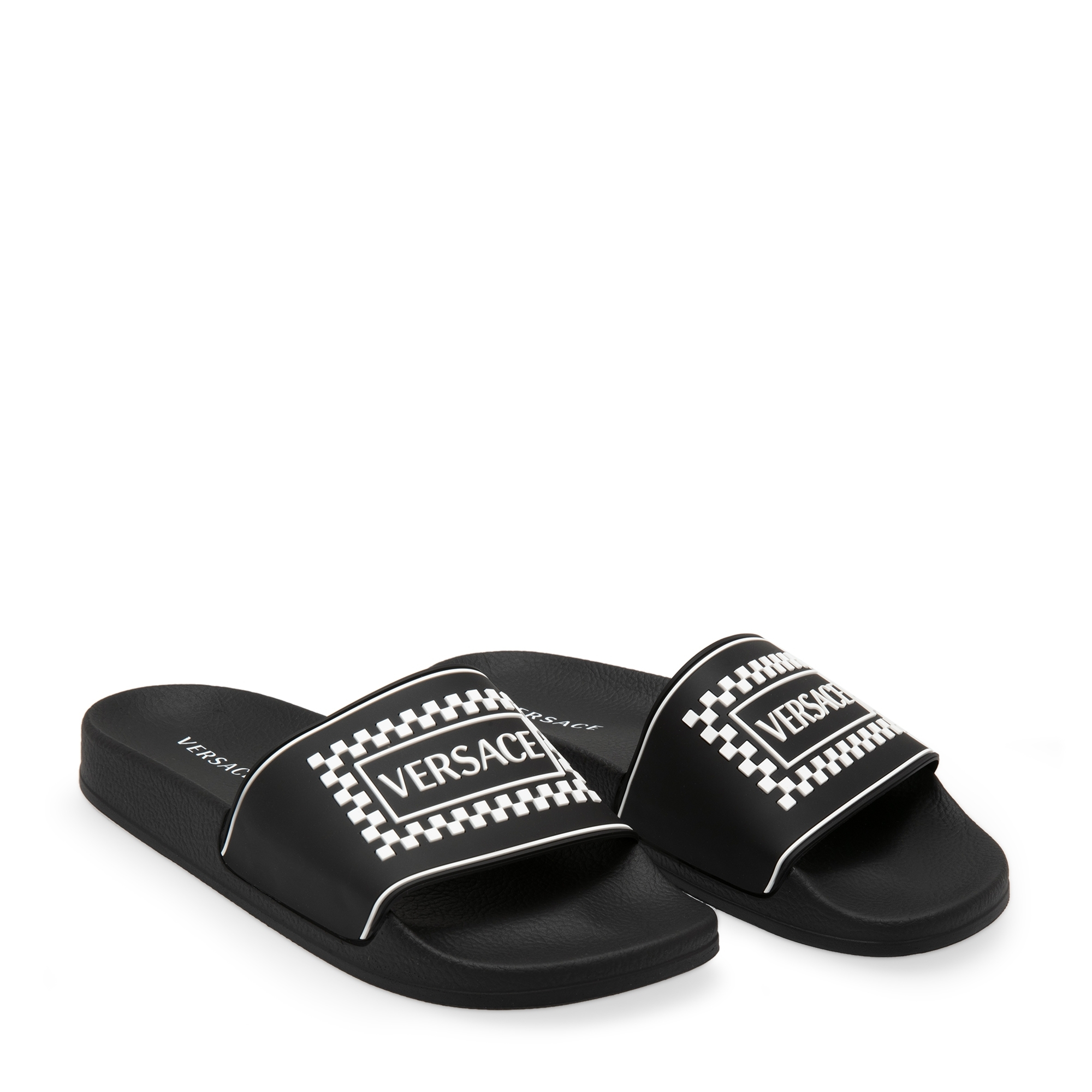 

Rubber logo slides, Black