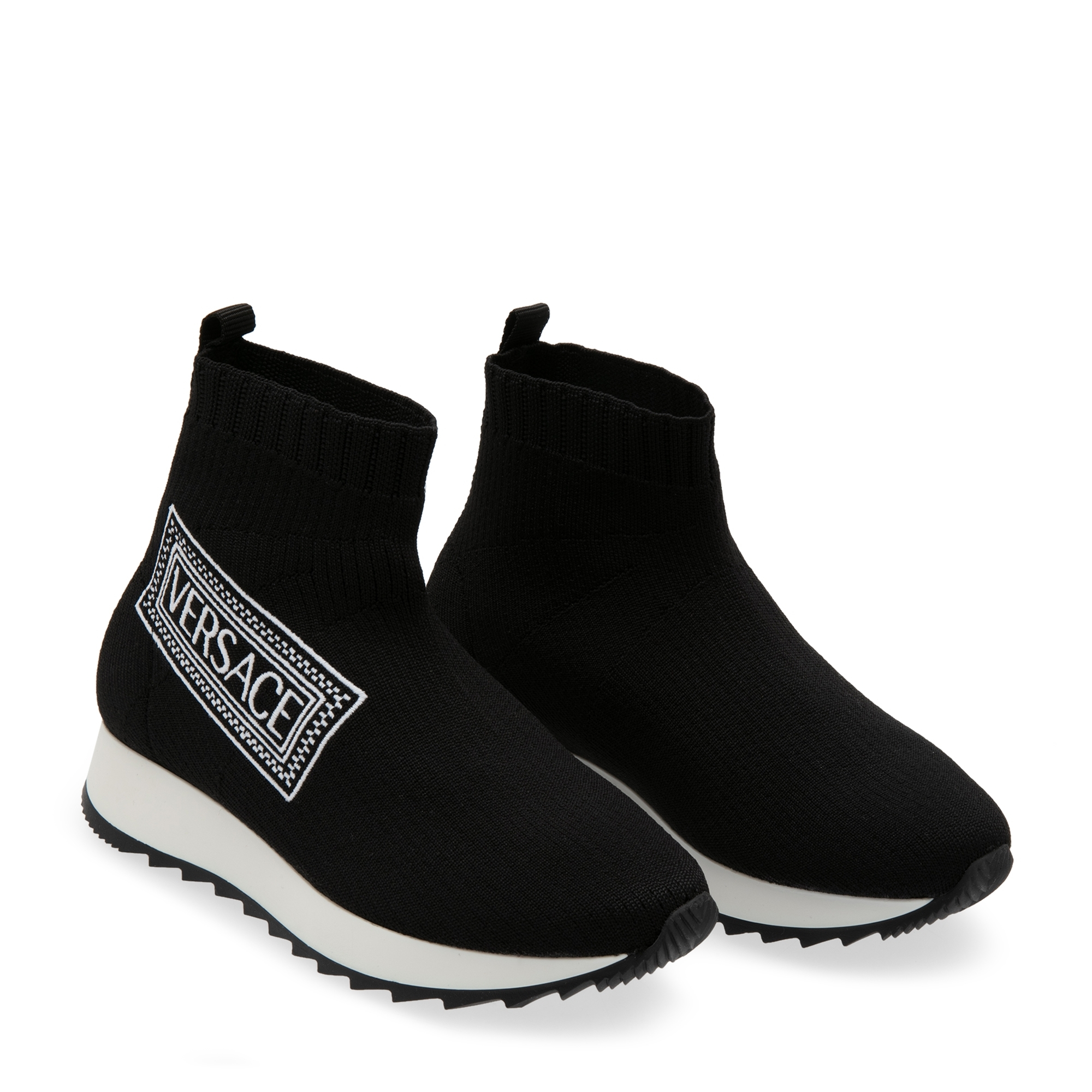 

High-top sock sneakers, Black