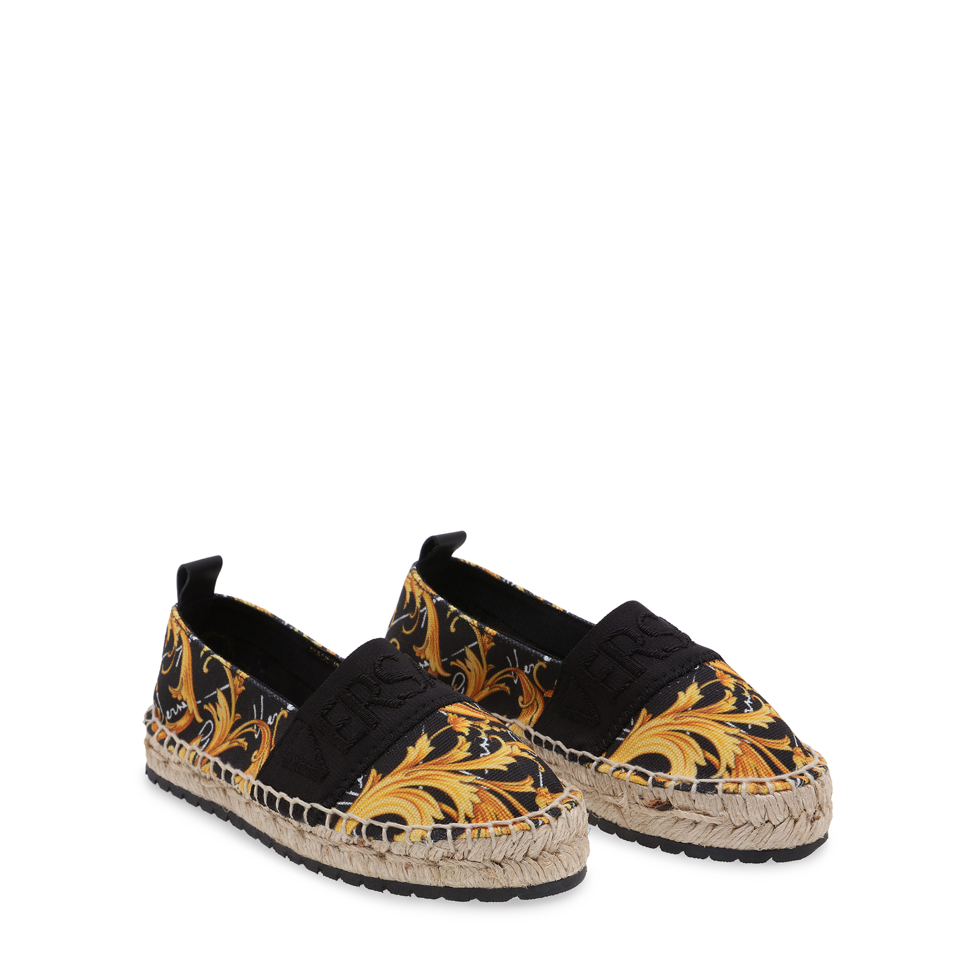 

Printed espadrilles, Gold