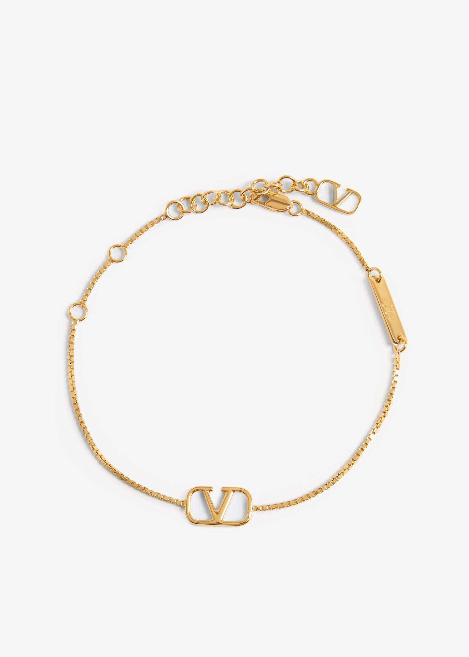 

VLogo Signature bracelet, Gold