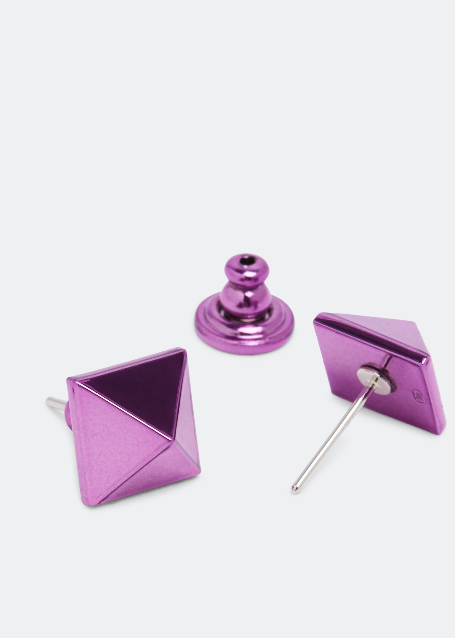 

Rockstud earrings, Pink