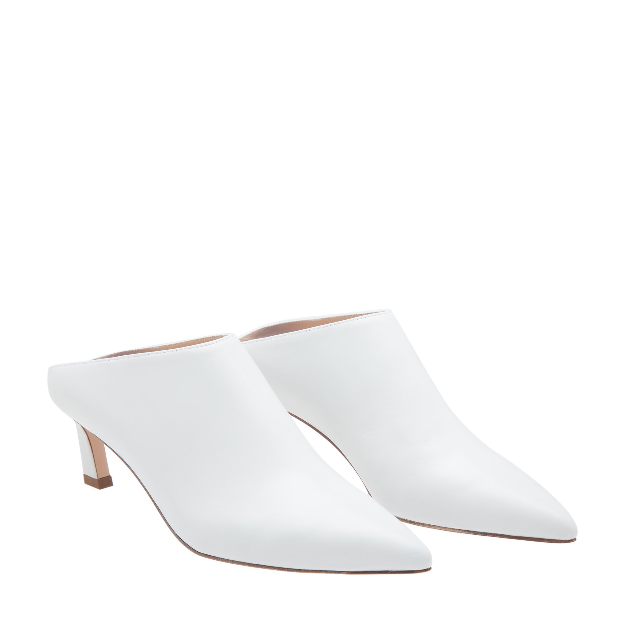 

Nudist sandals, White