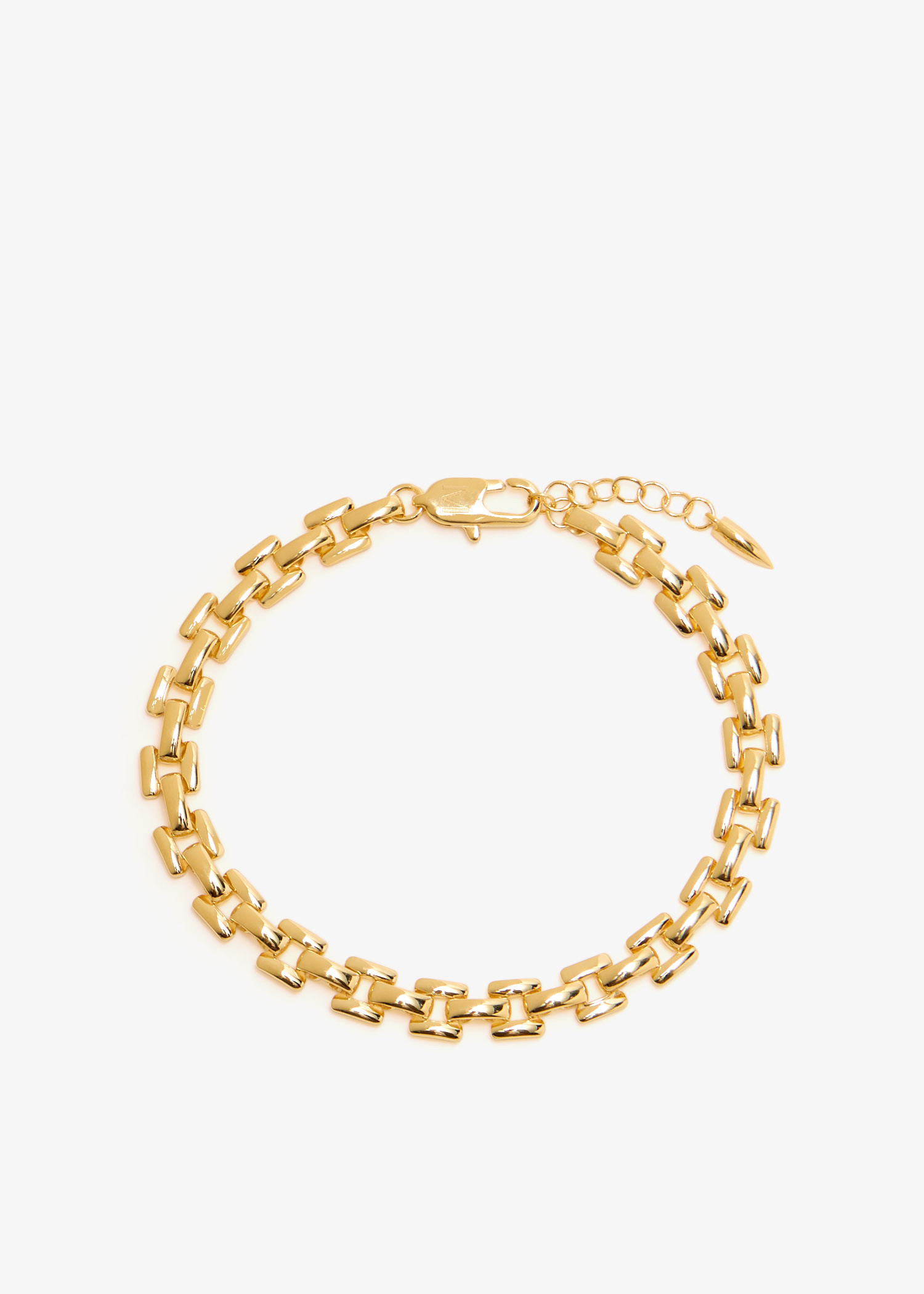 

Timepiece link chain bracelet, Gold