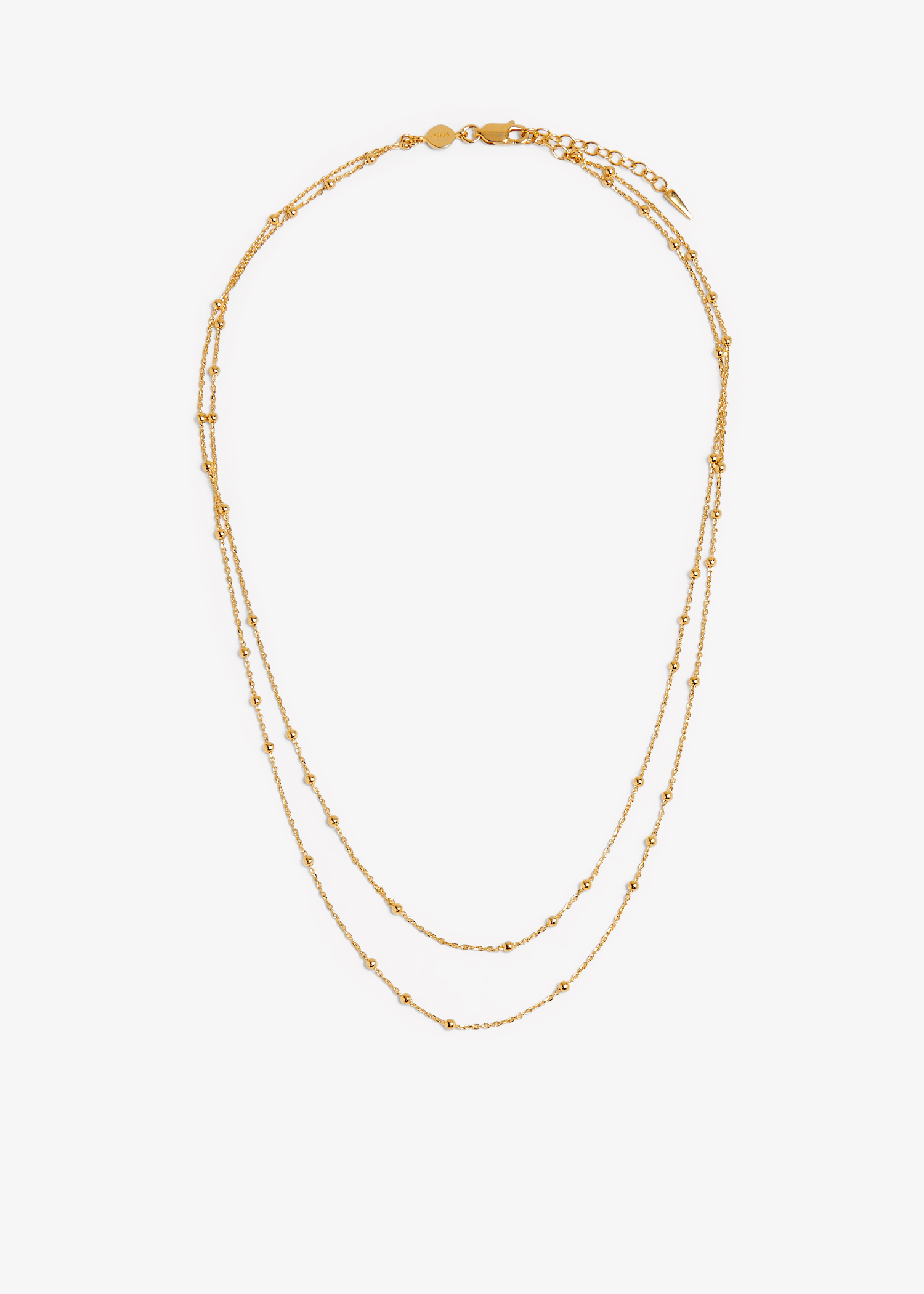 

Double chain necklace, Gold