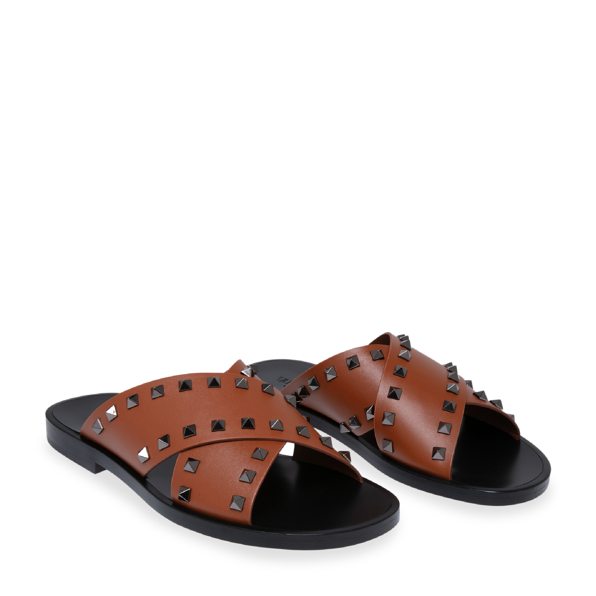 

Rockstud sandals, Brown