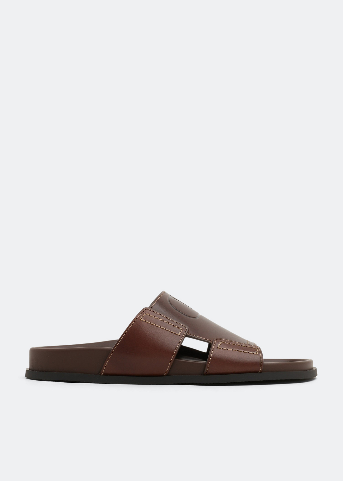 

VLogo Signature sandals, Brown