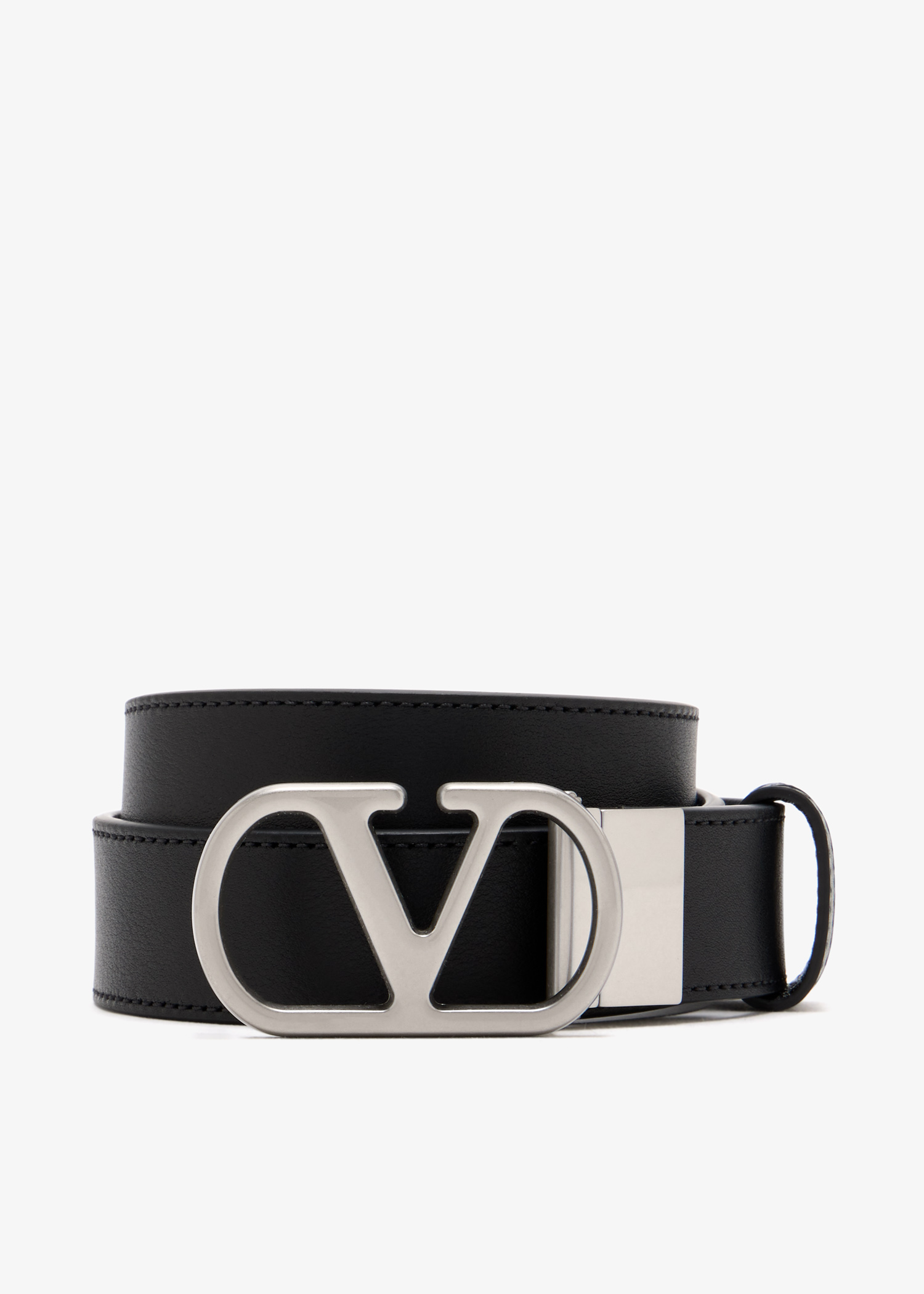 

VLogo Signature reversible belt, Black
